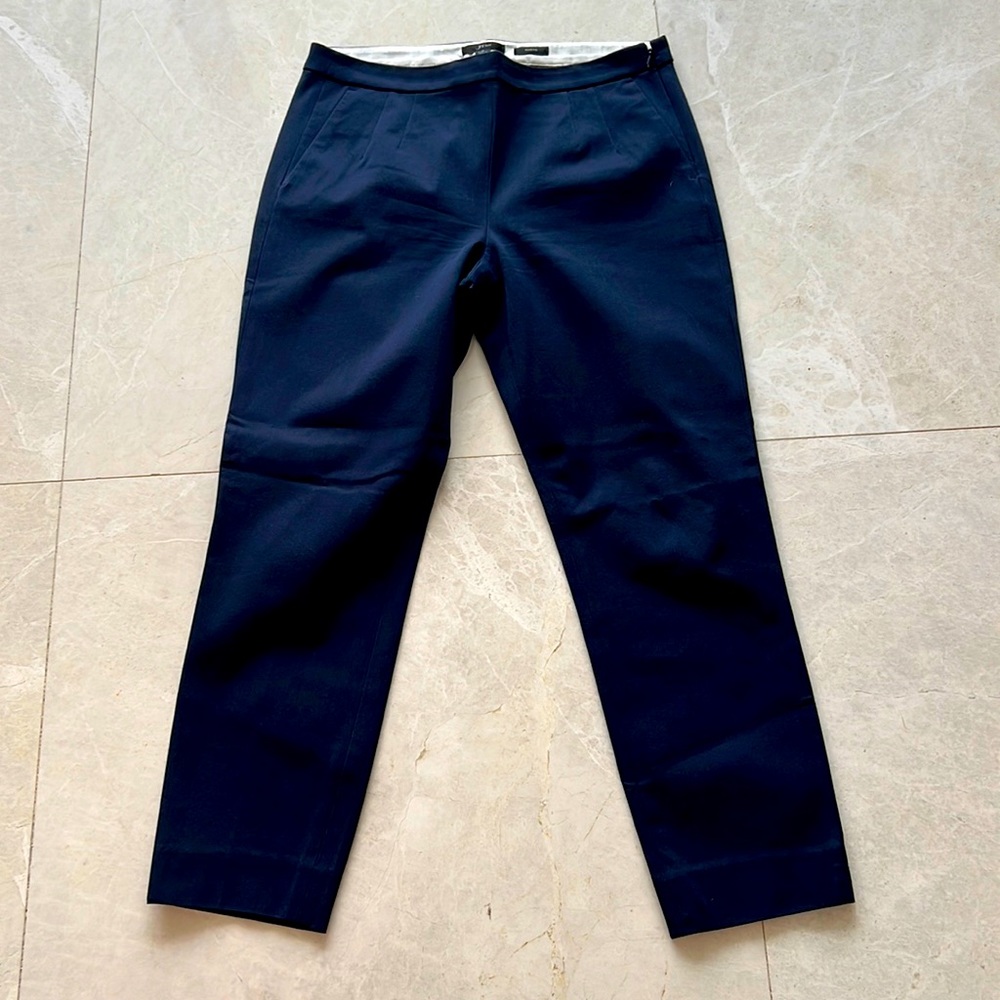 J Crew Martie Casual Pants Navy Sz 6